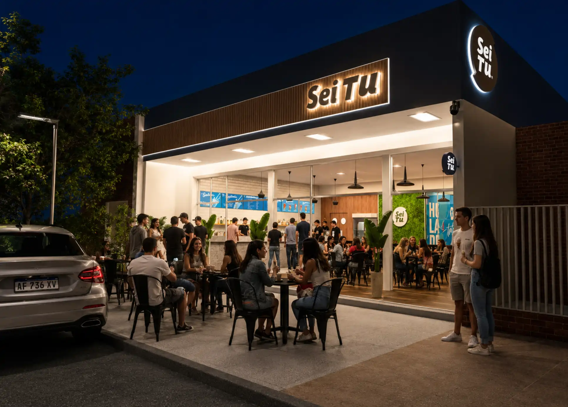 Local Sei Tu de noche