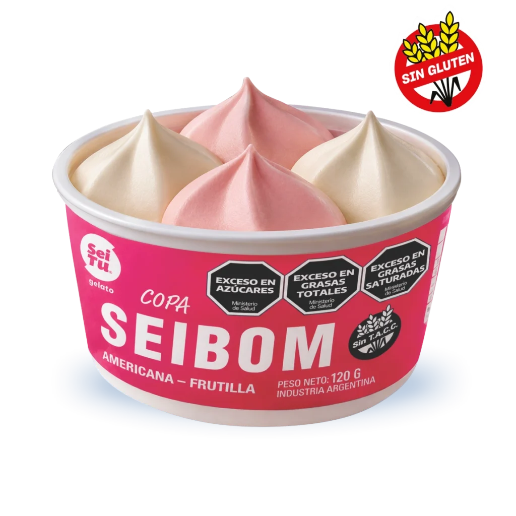 Copa SeiBom Frutilla y crema americana