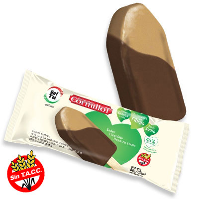Palito chocolate y dulce de leche sin gluten