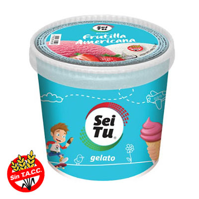 Pote americana y frutilla sin gluten