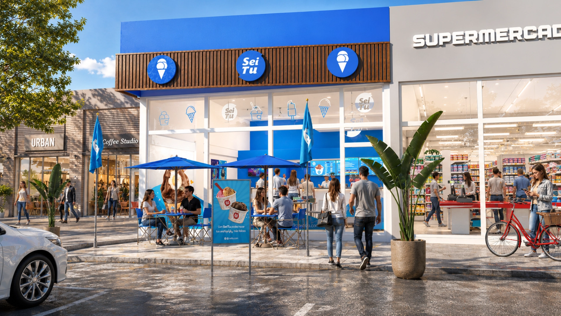 Fachada de un local Sei Tu